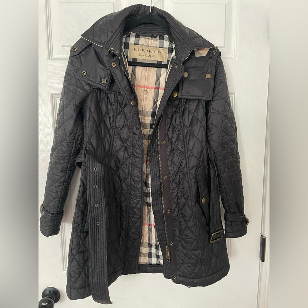 Burberry quilted jacket